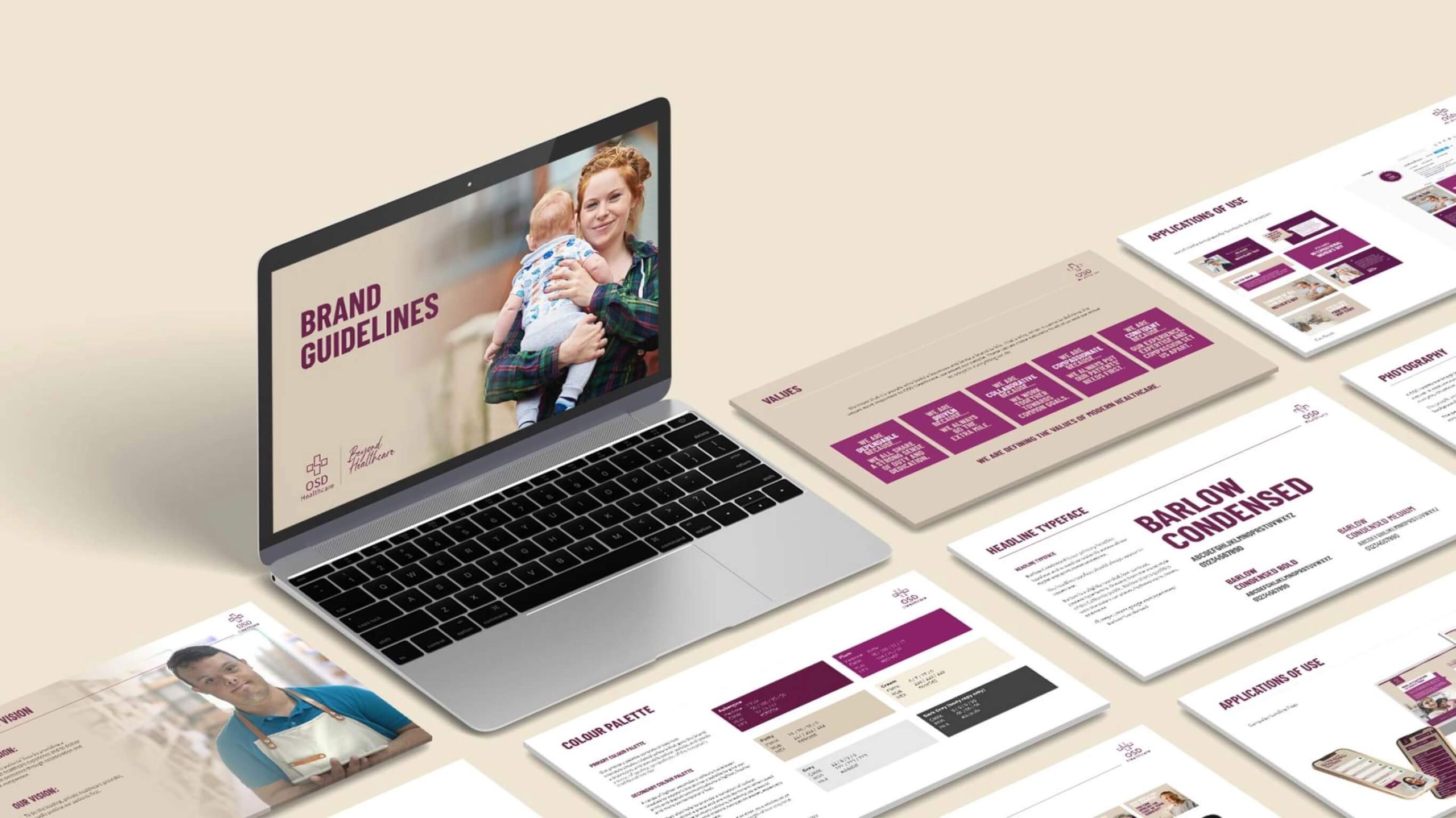 Mock ups of OSD web work