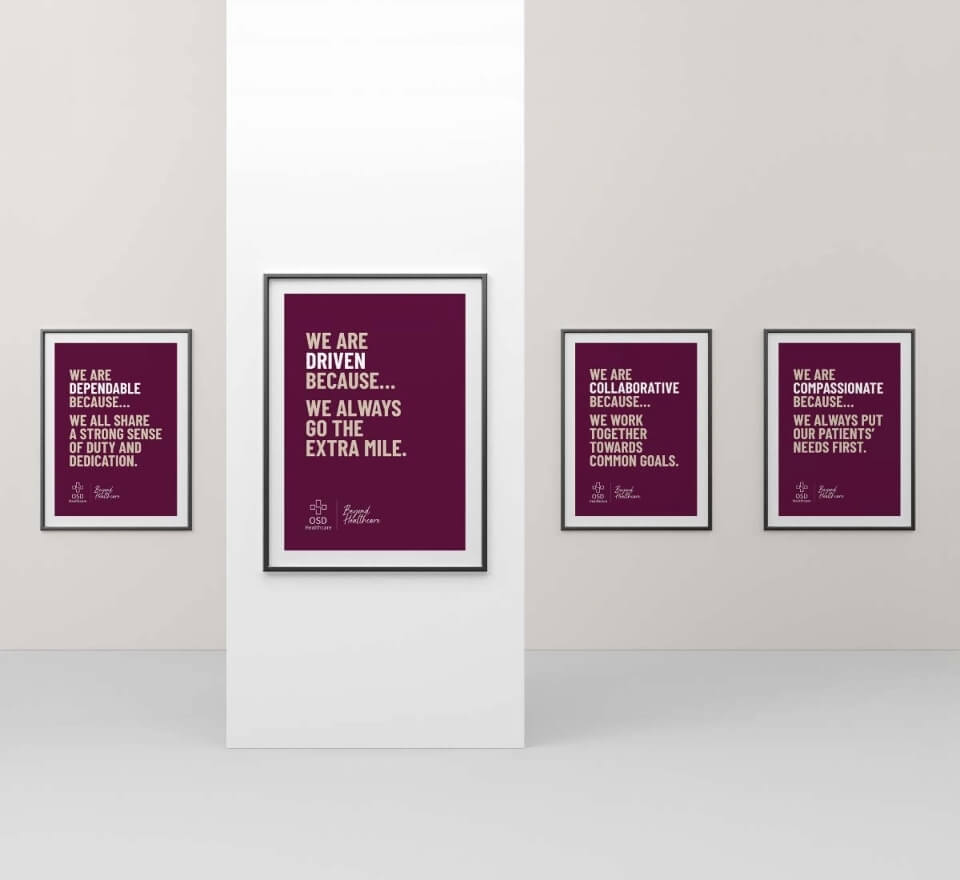 Mock ups of OSD web work