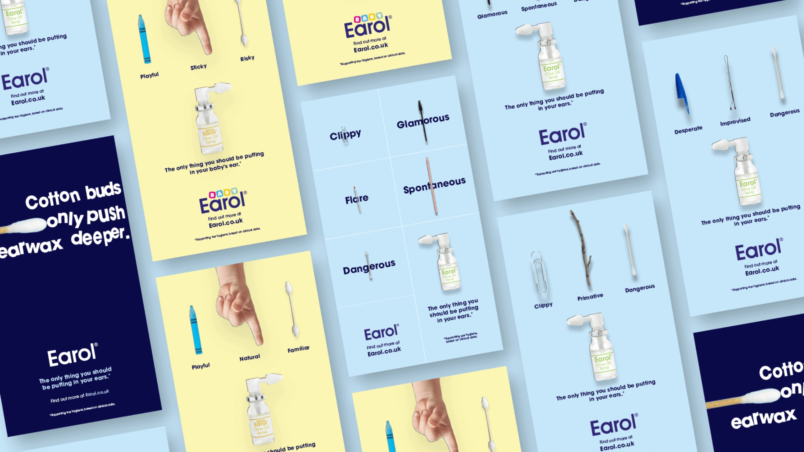 Grid of Earol graphics