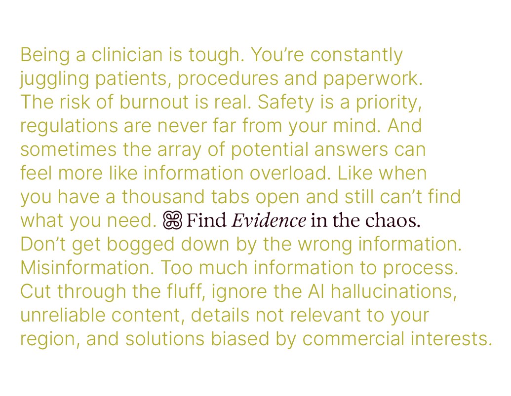 Find evidence in the chaos